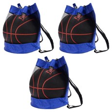 Maket Gamseong 球網後揹包 3件組, 藍色, 3個