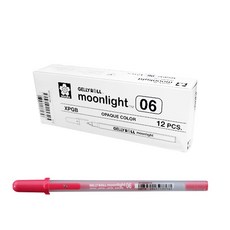 SAKURA Moonlight 凝膠墨水筆 0.6mm, 紅色, 1個