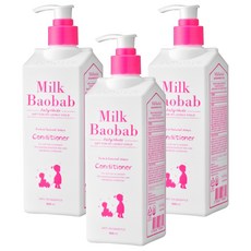 밀크바오밥 베이비앤키즈 컨디셔너, 500ml, 3개