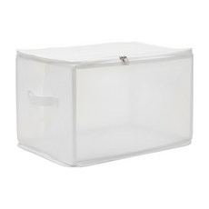 摺疊收納箱, 1個, 透白色