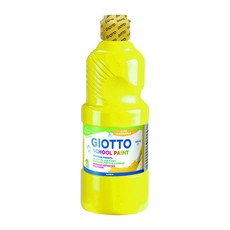 義大利GIOTTO 可洗式兒童顏料 黃色, 500ml, 1色