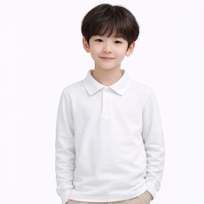 羅西安羅 青少年 男童款兒童長袖翻領T恤