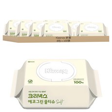 Kleenex 環保綠柔膚濕紙巾 掀蓋型, 1入, 8包