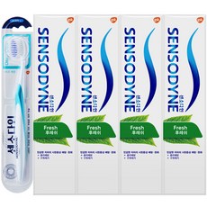 SENSODYNE 舒酸定 清涼薄荷牙膏 100g+牙刷 隨機出貨, 1組