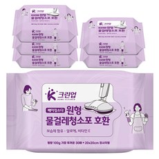 K Cleanup 圓形濕拖清潔布 相容款 30入, 6個