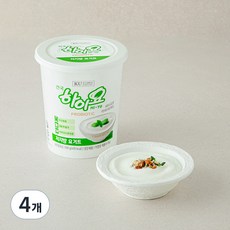 건국유업 하이요 프로바이오틱 저지방 요거트, 900g, 4개, 1개입