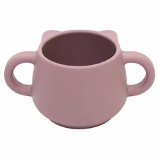 MODU'I BLUEMAMA 鉑金矽膠雙耳熊杯 - 玫瑰粉 250ml, 1個