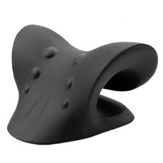 DAILYSHARE 頸部伸展枕, 黑色, 1個