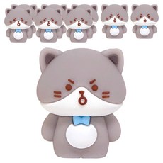 iiGEN 고양이 연필깎이, 회색, 9개