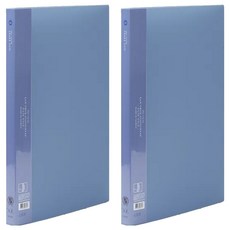 Lan CHYn 連勤牌文具 PP KU粉彩色系右中強力夾, 藍色, 2本