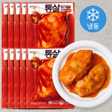 곰곰 통살 닭가슴살 매콤양념치킨맛 (냉동), 100g, 1개입, 10개