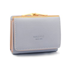 MARCO POLO 素色短款3折錢包 MP1906
