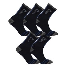 NEPA 男式 5 英尺登山襪, 深藍色