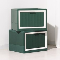 OLIVING 模組開放式收納箱, 苔蘚綠, 350 x 280 x 400 mm, 2個