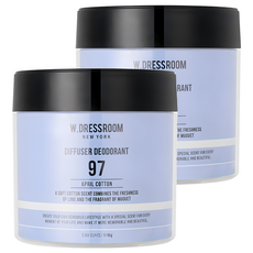 W 更衣室擴散器除臭劑 No.97 四月棉, 110g, 2個