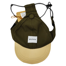 SPUTNIK 斯普尼克 寵物帽 尼龍棒球帽 綠色, L, 1個