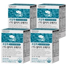 BORYUNG rTG OMEGA3膠囊, 30.48g, 4盒