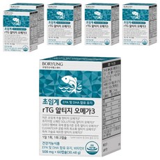 BORYUNG rTG OMEGA3膠囊, 30.48g, 6盒
