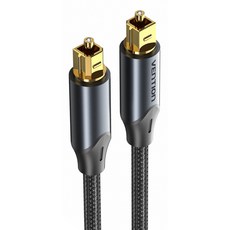 VEnTIOn 威迅 BAV系列 Hi-Fi級光纖音頻線 鋁合金款 黑色 2M, 單一商品, 1條