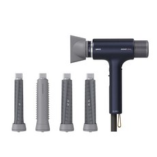 UNIX Air Shot雙動力吹風機+30mm/40mm圓筒組合 UN-D1973P 1650W, 混合色