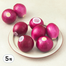 국내산 자색 깐양파, 1kg, 5개