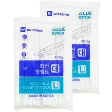 WHASHIN 熱熔膠條 大 11mm 600g, 2個