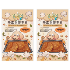 DANLO 丹露 犬用 手作肉乾零食, 燕麥米香大圓片, 100g, 2包