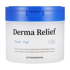 DR BANGGIWON Derma Relief 爽膚棉, 70片, 1罐