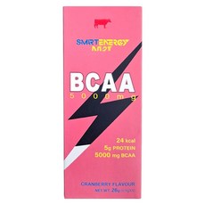 RED COW 紅牛 聰勁即溶BCAA 5000mg 蔓越莓 4包, 26g, 1盒