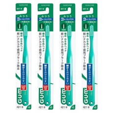 SUNSTAR 三詩達 G.U.M 牙刷 211 隨機出貨, 1入, 4個