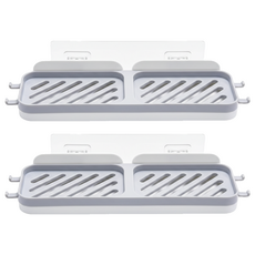 minono 米諾諾 不留痕雙格香皂盒, 混合顏色, 2個