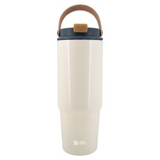 Ergotech 人因科技 おいしい 新負離子 不鏽鋼真空保溫保冰超能杯 SS900 B SUS304, 雲朵奶昔, 1個, 900ml