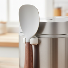 코스넬 밥솥 접착식 주걱걸이, 화이트, 1개