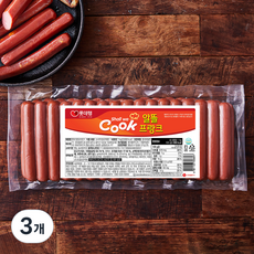 롯데햄 알뜰프랑크, 1kg, 3개