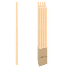 CLEAN 克林 營業用牛皮紙吸管 平口裸包 8 x 210mm, 200支, 1包