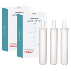 해피달링 퍼퓸 말론 샤워기 바디 필터 3p 세트, 2개