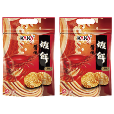 KAKA 卡卡 醬燒蝦餅 辣味 80g 2包 海鮮零食 酥脆涮嘴