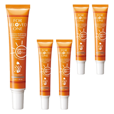 FOR BELOVED ONE 寵愛之名 亮白淨化黃金藻防曬霜 白色, 5個, 30ml