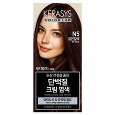 케라시스 단백질 크림 염모제 120g, 초코브라운, 1개