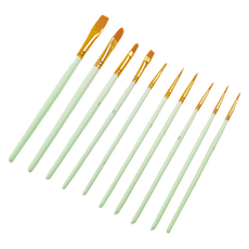 簡單線條水彩畫筆 10 件裝, 1套