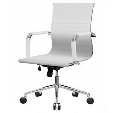 NeoChair CENTURY 中世紀中型辦公椅, 白色
