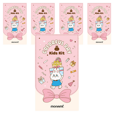 monAmi 彩色繪圖兒童組合組, 兔子, 5套