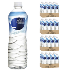 悅氏 Light 鹼性水, 720ml, 80瓶