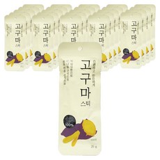 Jayeondaum 韓國產地瓜條隨手包, 20g, 25包