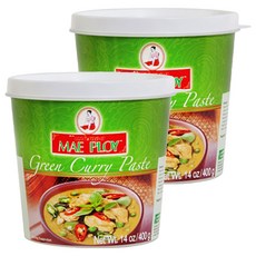 MAE PLOY 綠咖哩醬, 400g, 2入