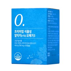 Nutrimore rTG Omega 3植物性魚油膠囊 46.8g, 60顆, 1盒