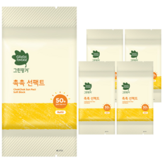 그린핑거 촉촉선팩트 소프트블록 리필, 16g, 5개