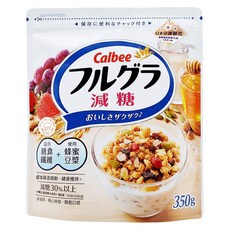 Calbee 卡樂比 Frugra 富果樂 減糖麥片, 350g, 1包