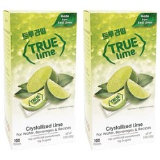 TRUE citrus 萊姆水沖泡粉, 0.8g, 100包, 2盒