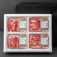 듀록 무항생제 인증 한돈 구이용 2종 x 2p 선물세트 (냉장), 1.6kg, 1세트